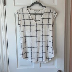 Sheer Checkered Top
